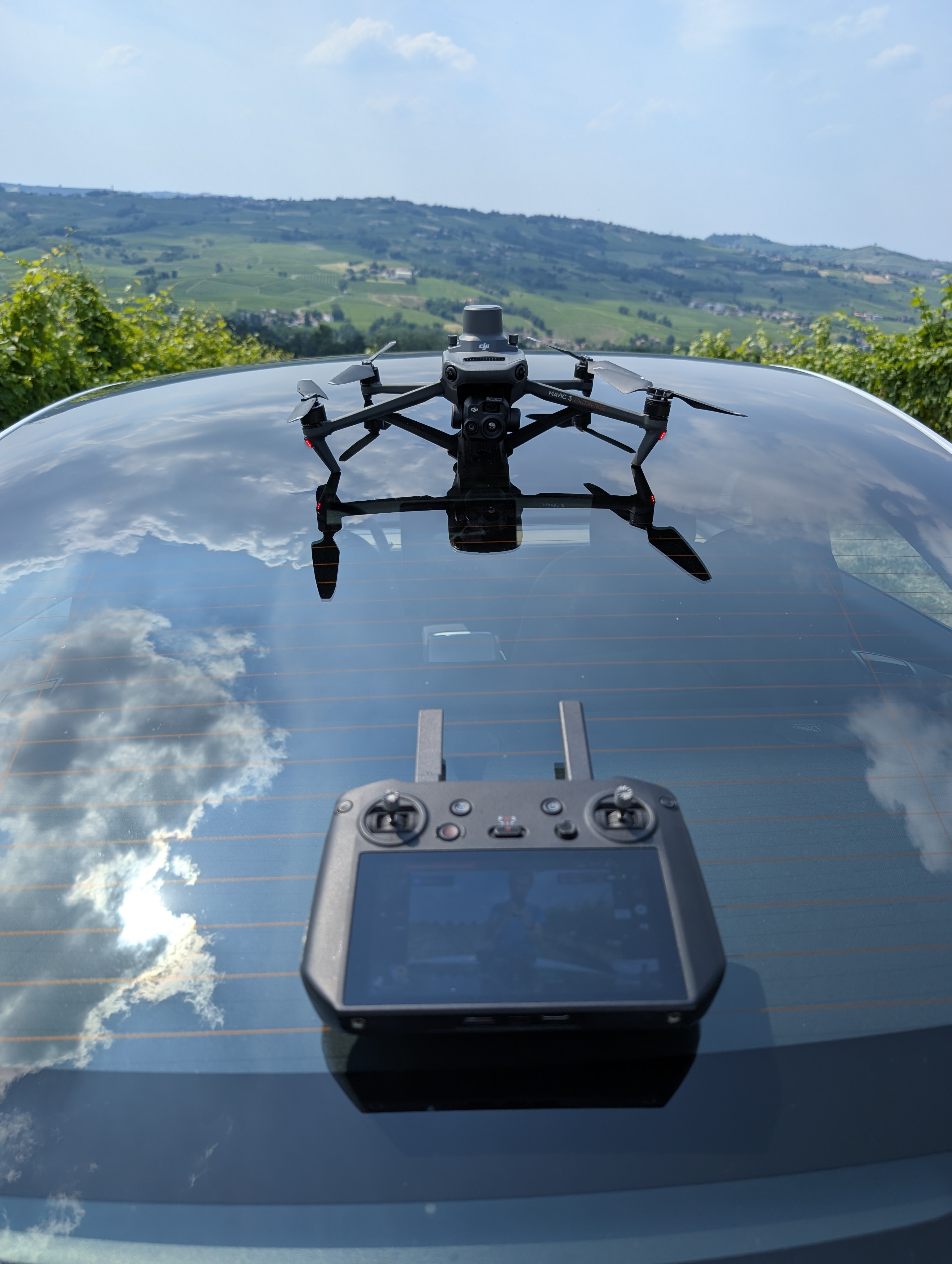 DJI Mavic 3 Enterprise Thermal RTK in Oltrepò Pavese